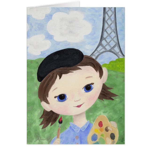 Blanco artiest Girl (Voorkant)