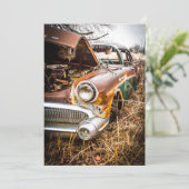 Blanco  automatische bedankt kaart (Staand voorkant)