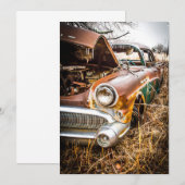 Blanco  automatische bedankt kaart (Voorkant / Achterkant)