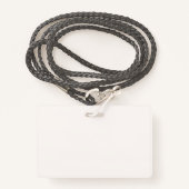 BLANCO BADGE (Voorkant met draagriem)