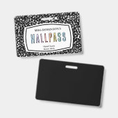 BLANCO BADGE (Voor- en achterkant)