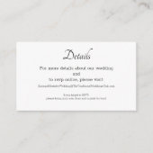 Blanco behuizingskaart (voeg uw eigen achtergrond  informatiekaartje (Voorkant)