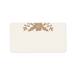 Blanco bibliotheek etiket