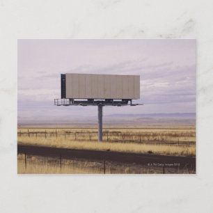 Blanco Billboard Briefkaart