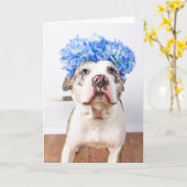 Blanco binnenkaart kaart (Gele Bloem)