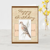 Blanco binnenste moedermelk  kaart (Gele Bloem)