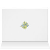 Blanco binnenste Quilter-kaart (Binnen Horizontaal (Boven))