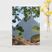 Blanco Birthday Kaart (Gele Bloem)