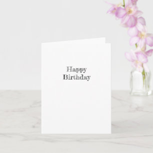 Blanco Birthday Kaart