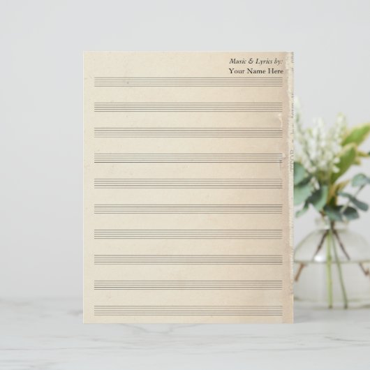   blanco blad 10 pagina's (Staand voorkant)