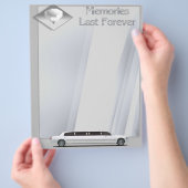 Blanco blanco baliepagina's voor al je huwelijkshe flyer (Hand)