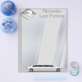 Blanco blanco baliepagina's voor al je huwelijkshe flyer (Enkel)