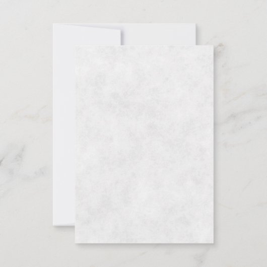 Blanco blauwe waterverf florale bruiloft kaart (Achterkant)