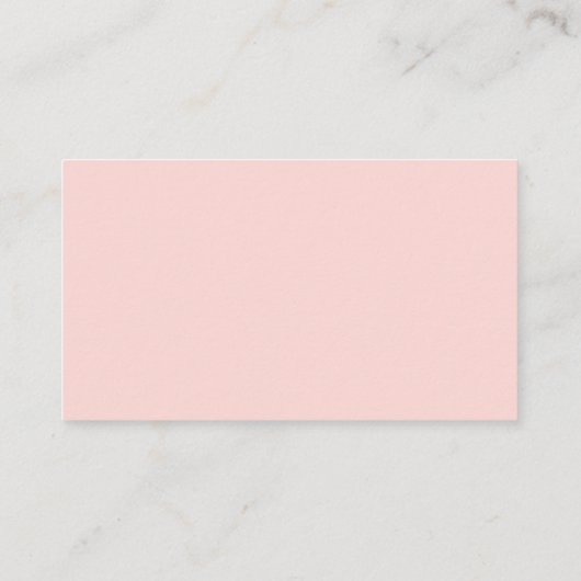 Blanco blush Pink Weddenschap en wenst Advieskaart (Achterkant)