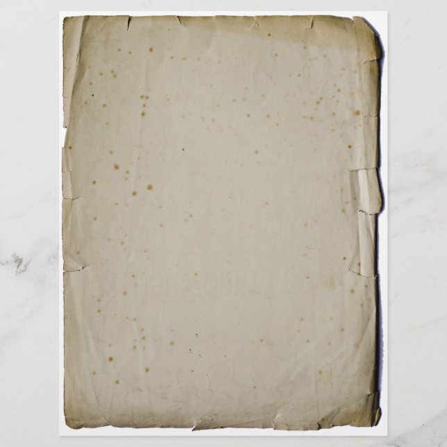  blanco boekbladeren met briefhoofd (Voorkant)