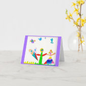 Blanco briefkaart (Gele Bloem)