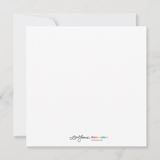 Blanco briefkaart (Achterkant)