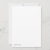 Blanco briefkaart - - Giraffe (Achterkant)