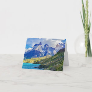 Blanco briefkaart - Patagonia Frontier Landscape
