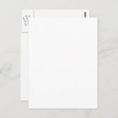 Blanco briefkaart sjabloon (Voorkant / Achterkant)
