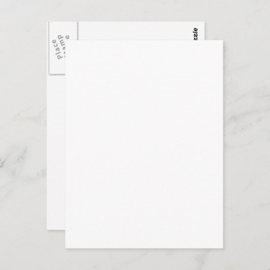 Blanco briefkaart sjabloon (Voorkant / Achterkant)