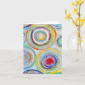 Blanco briefkaart uitdraaien (Gele Bloem)