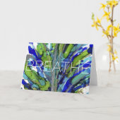 Blanco briefkaart voor groot gewicht (Gele Bloem)