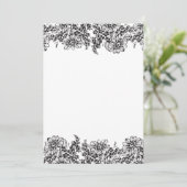 Blanco bruiloft kaart (Staand voorkant)