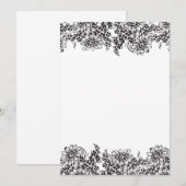 Blanco bruiloft kaart (Voorkant / Achterkant)