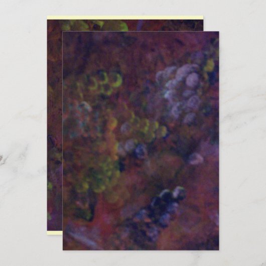 Blanco bruiloft-uitnodigingen en RSVP-kaarten Kaart (Voorkant / Achterkant)