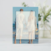 Blanco budget bruiloft foto's kaart (Staand voorkant)