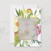 Blanco budget Elegant daffodis bruiloft Kaart (Voorkant)