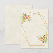 Blanco budget lenteplentettrouwerij kaart (Voorkant / Achterkant)