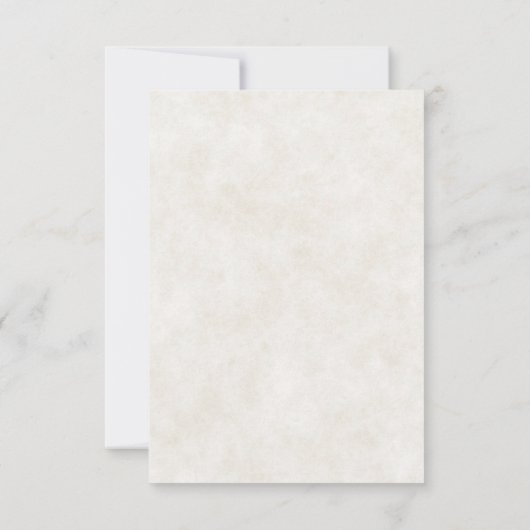 Blanco budget Violet waterverf bloemetjesbruiloft  Kaart (Achterkant)