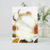 Blanco budget Witrozen bruiloft Kaart (Staand voorkant)