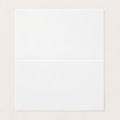 blanco canvas gevouwen bedrijfskaartsjabloon visitekaartje (Buitenkant ongevouwen)