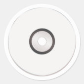 Blanco cd-Stickers Ronde Sticker (Voorkant)