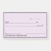 Blanco cheque afbreken post-it® notes (Voorkant)