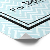 Blanco cheque voor Sweepstakes & Awards Poster (Hoek)