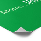 Blanco cheque voor Sweepstakes, onderscheidingen, Poster (Hoek)