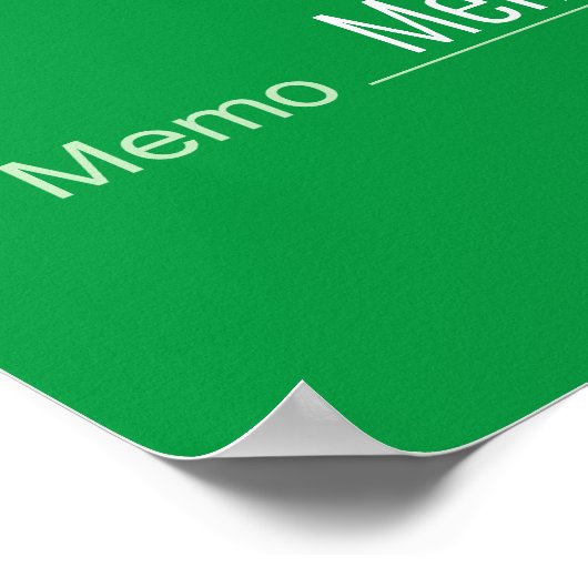 Blanco cheque voor Sweepstakes, onderscheidingen,  Poster (Hoek)