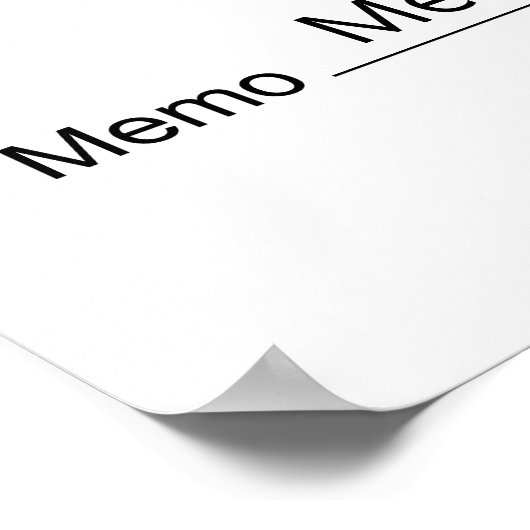 Blanco cheque voor Sweepstakes, onderscheidingen, Poster (Hoek)