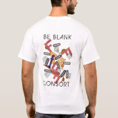 Blanco consort T-shirt (Achterkant)
