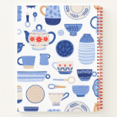 Blanco cookoek voor ontvangst om in te schrijven notitieboek (Achterkant)