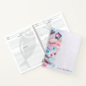 Blanco cookoek voor ontvangst om in te schrijven notitieboek (Binnen)