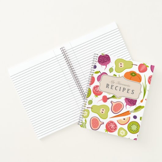 Blanco cookoek voor ontvangst om in te schrijven notitieboek (Binnen)