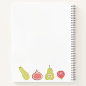 Blanco cookoek voor ontvangst om in te schrijven notitieboek (Achterkant)