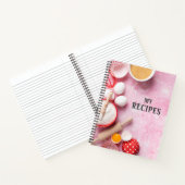 Blanco cookoek voor ontvangst om in te schrijven notitieboek (Binnen)