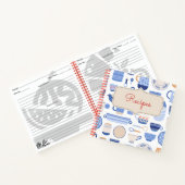 Blanco cookoek voor ontvangst om in te schrijven notitieboek (Binnen)