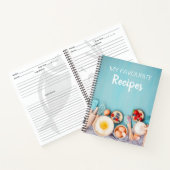 Blanco cookoek voor ontvangst om in te schrijven notitieboek (Binnen)